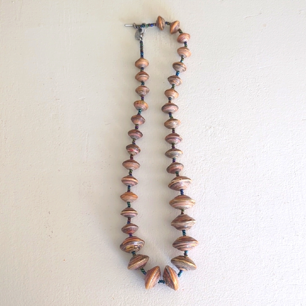 Handcrafted Beaded Necklace - Multicolor